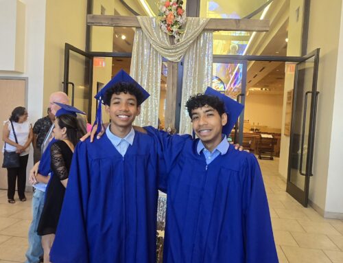 Amaro Family Testimonial: “You made it possible to send our children to a Catholic school!”