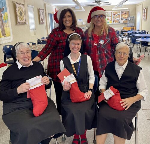 Nancy and deb with the nuns of St  peters scaled 1 2048x1969